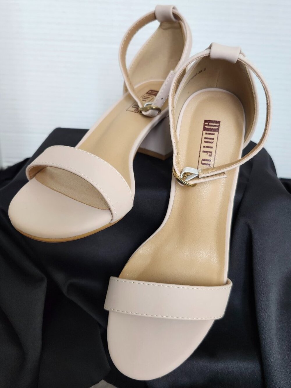IDIFU, Open-toe, Size 5, Beige, Dress Sandal